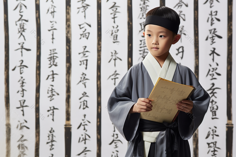 国风古风儿童小孩书童形象,高清,摄影图,摄影图片,图片大全,摄影图免费下载